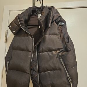 lululemon athletica Brown Quilted Puffer Vest